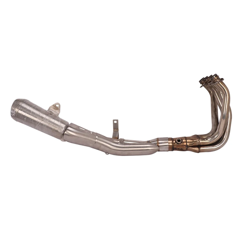 Slip On For Kawasaki Z900RS 2018-2025 51MM Motorcycle Exhaust System Escape Moto Stainless Steel Middle Link Pipe Muffler