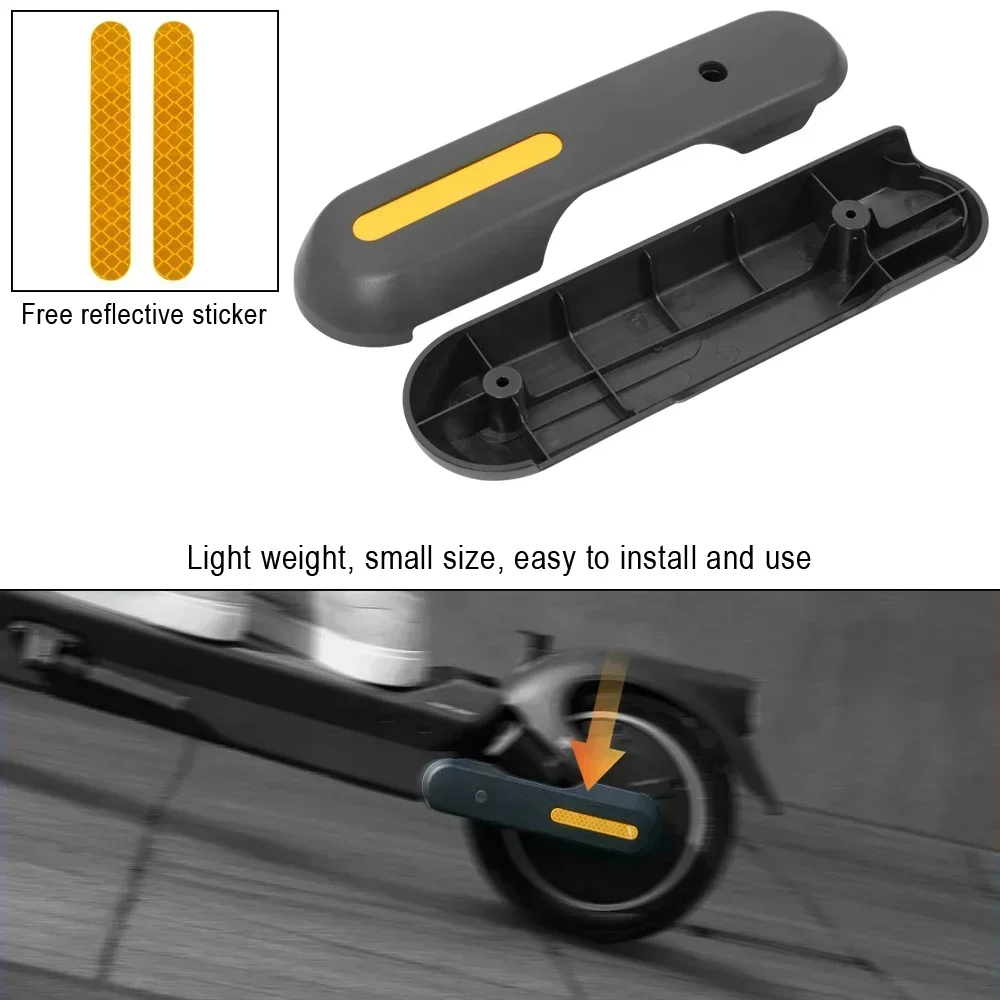 Original Rear Wheel Fork Cover for Ninebot Max G2 G65 Rear Left Right Trim Shell Electric Scooter Reflective Sticker Accessories