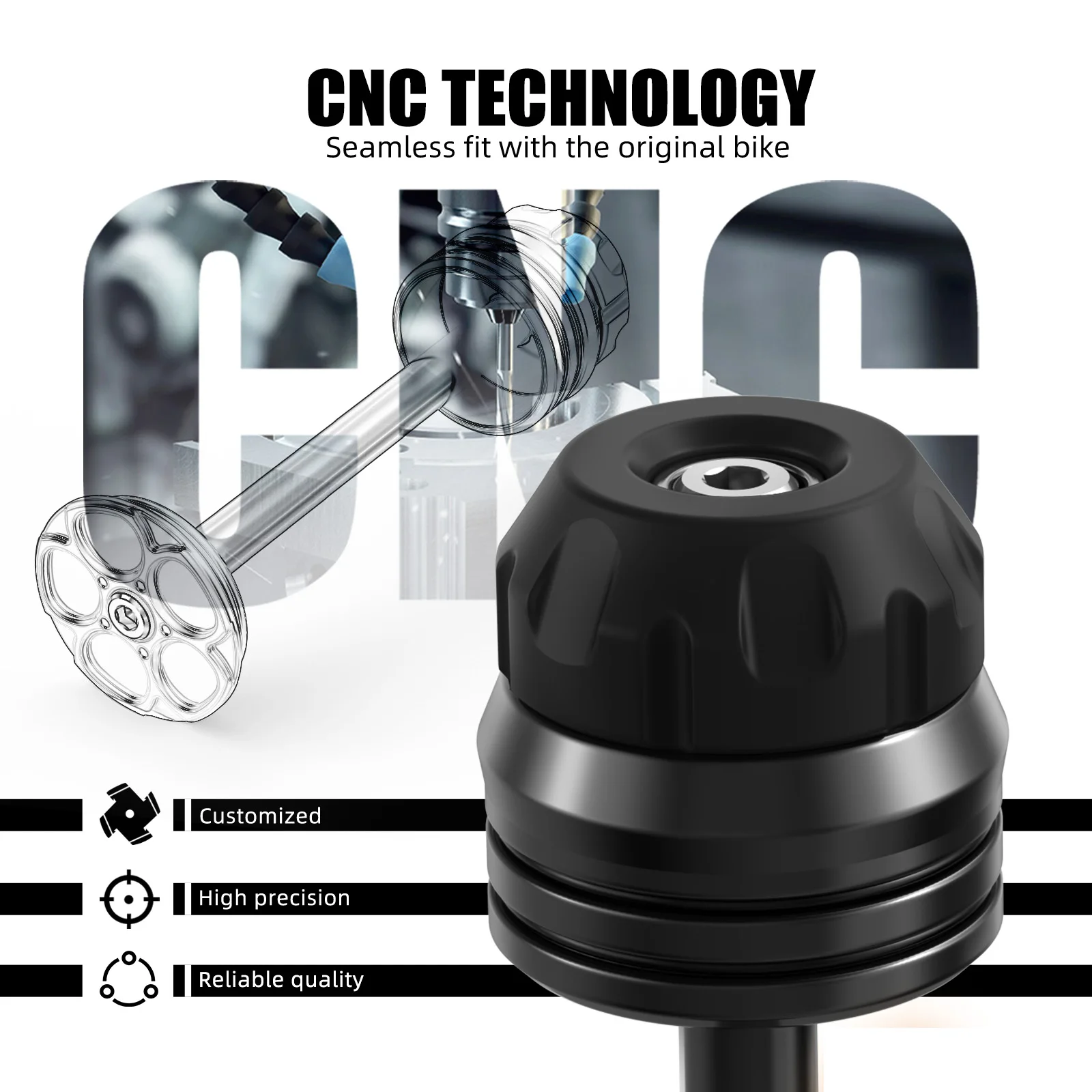Für BMW R1250 GS 2019-2023 NICECNC Hinterachs-Gabelschutz Crash-Protektoren BMW R1250GS Adventure 2019-2024 2023 R1250GS R1250GSA – Detail 8