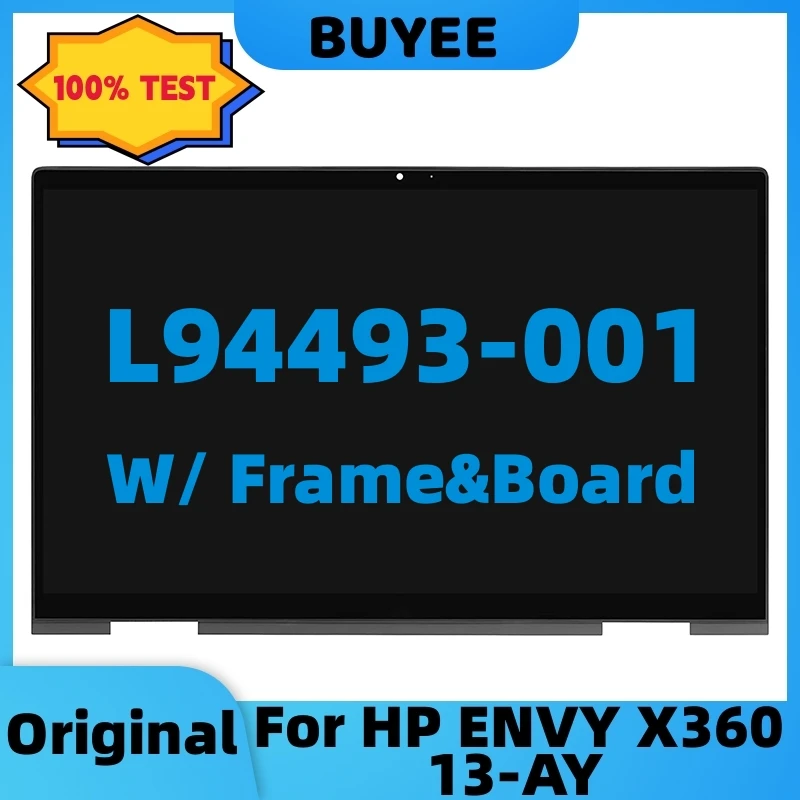 

13.3” Original For HP ENVY X360 13-AY L94493-001 LCD Touch Screen Assembly With Frame and Board FHD 1920x1080