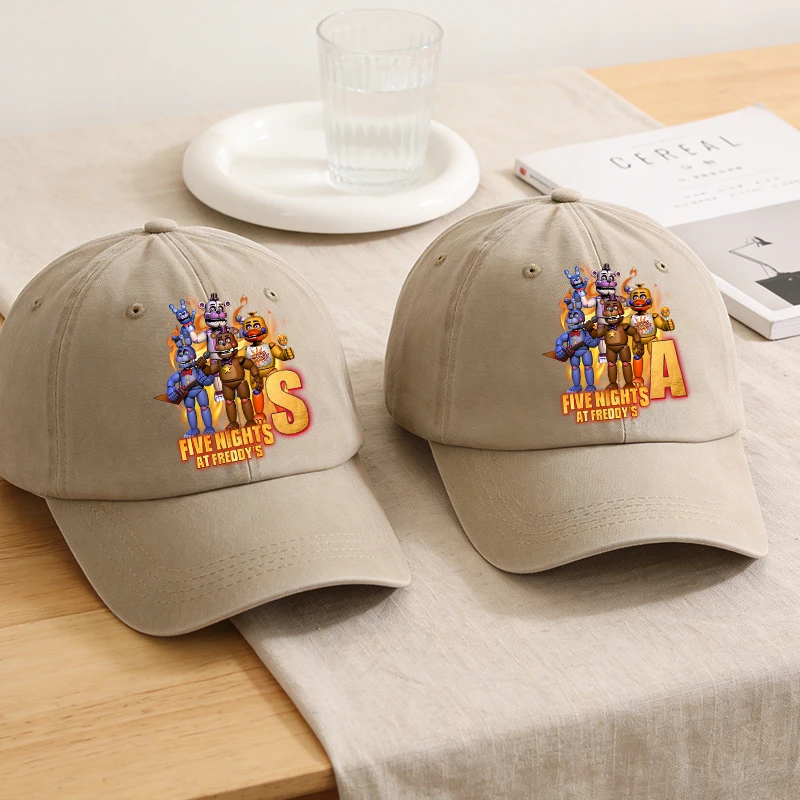 

Five Nights At Freddys Men Women Baseball Cap Children Sun Hat Adult Outdoor Sport Sunbonnet Retro Headgear Cap Gift Hot Sales