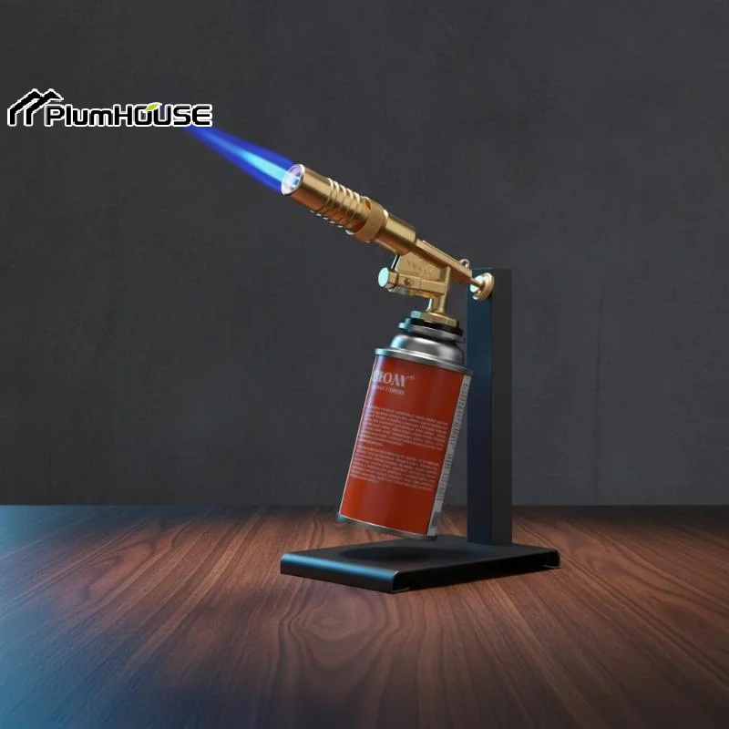 Kitchen Baking Torch - หัวเชื่อมแก๊ส หัวพ่นไฟ หัวพ่นแก๊สสำหรับงานเชื่อม งานบาร์บีคิว จุดไฟอัตโนมัติ อุปกรณ์ทำอาหารและเบเกอรี่ในครัว