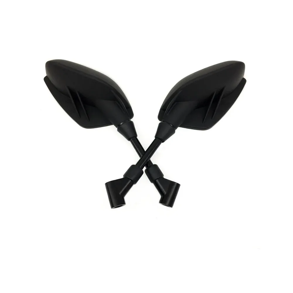 

Мотоцикл 8 мм 10 мм, пара боковых зеркал заднего вида, черный руль, зеркало для мотоцикла, скутер, электронный велосипед, зеркала заднего вида, 2 шт./пара