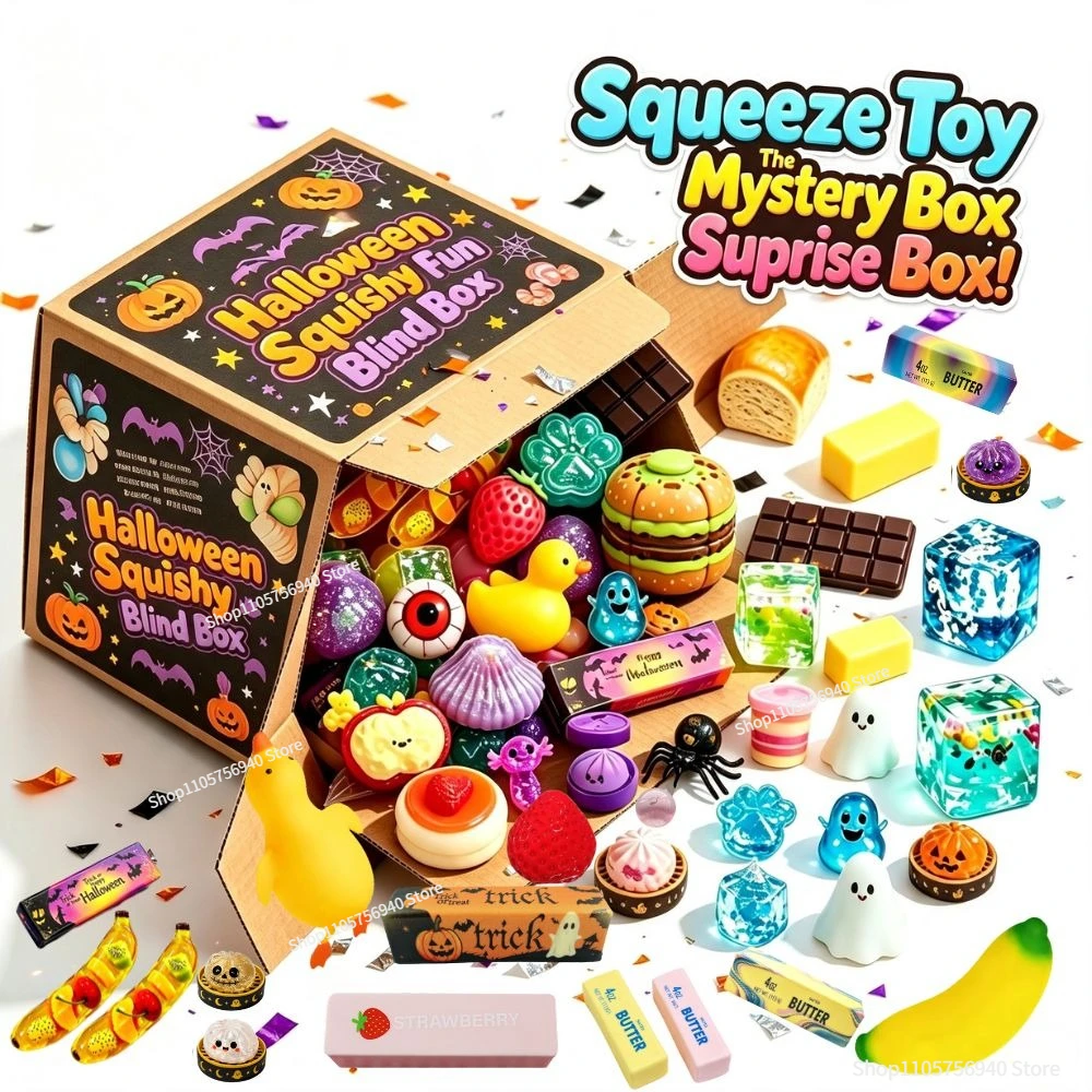 Kotak Misteri Squishy Hallowee - Mystery Box Blind Bag ulasan dan harga