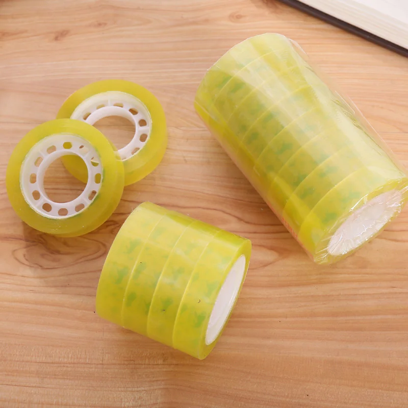 1Pcs Economical Home And Office Use Transparent Tape 12mm Packaging Sealing Tape 30 Meters Transparent Tape