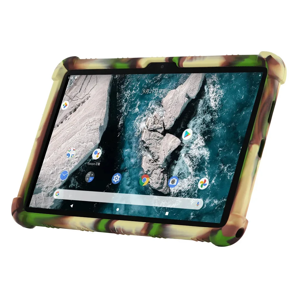 Capa protetora para nokia t20 tablet de 10,4 polegadas, durável, impermeável, silicone, resistência a quedas, shell