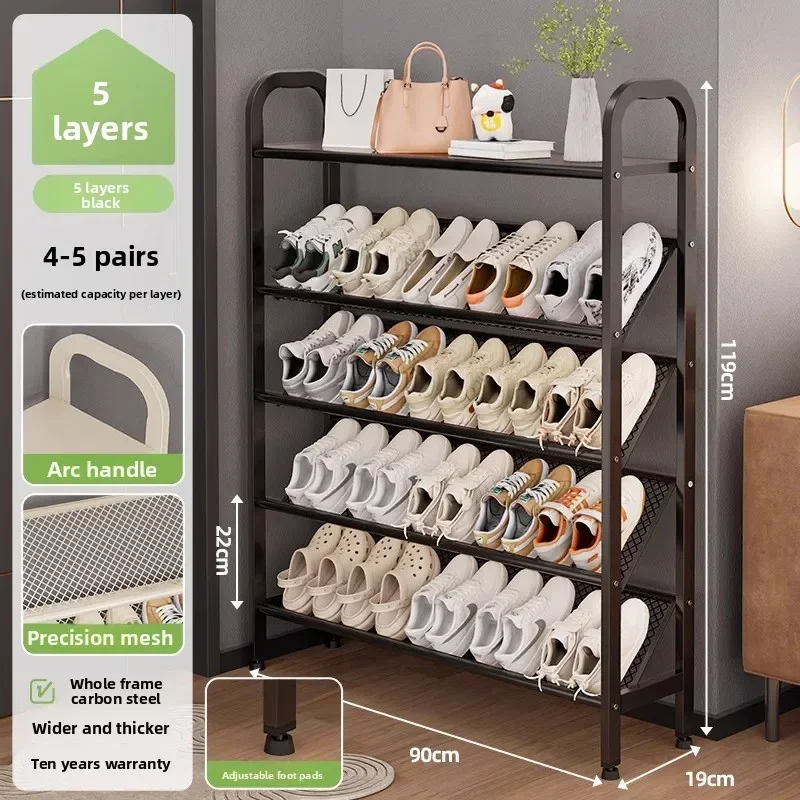 The shoe rack is simple, and the shoe cabinet at the door of the home is a new multi-storey dormitory with large-capacity shoes