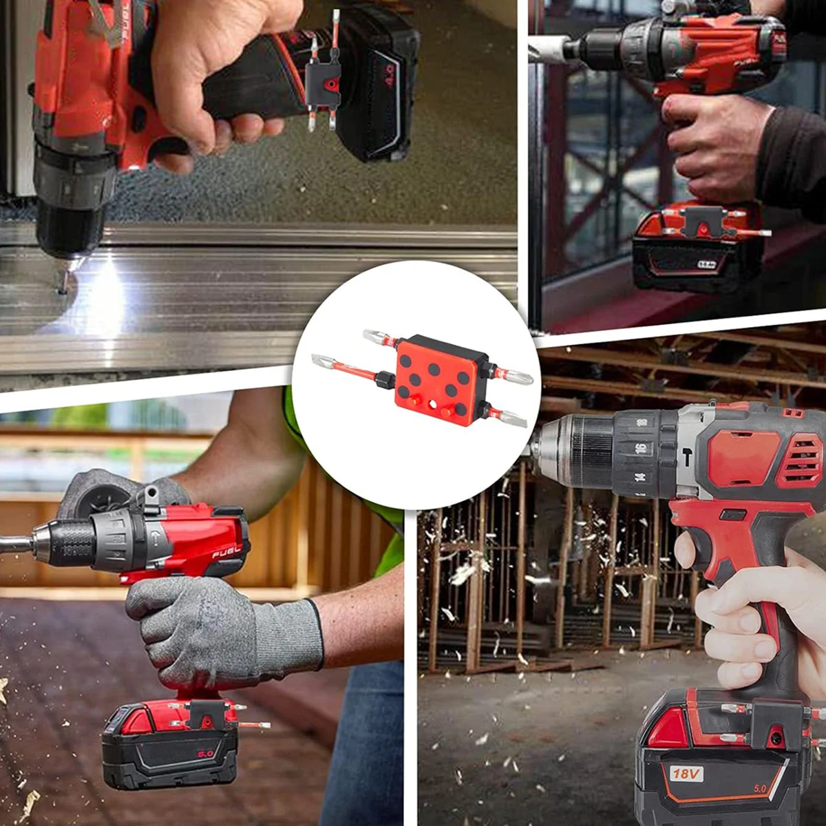 Untuk Perapi mata bor untuk olahraga, penyangga mata bor (2 pak)