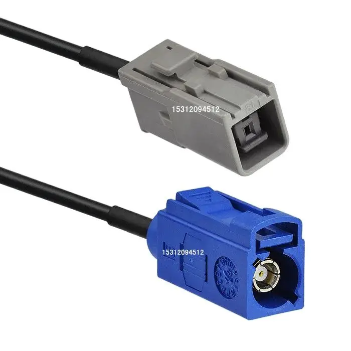 FAKRA-C Female Head to GT5 Connector Antenna Adapter Cable FAKRA Extension Cable GT5 Square Head Cable