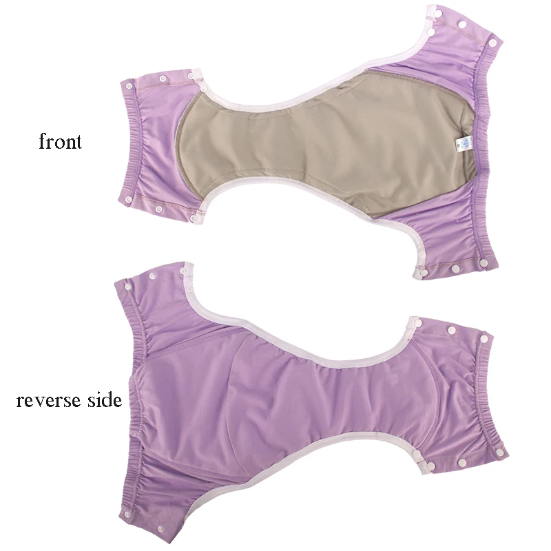 Pantaloni per incontinenza per adulti riutilizzabili lavabili da 1 pezzo - Pannolini di stoffa di grandi dimensioni per pazienti, uomini e donne anziani |   Comodo