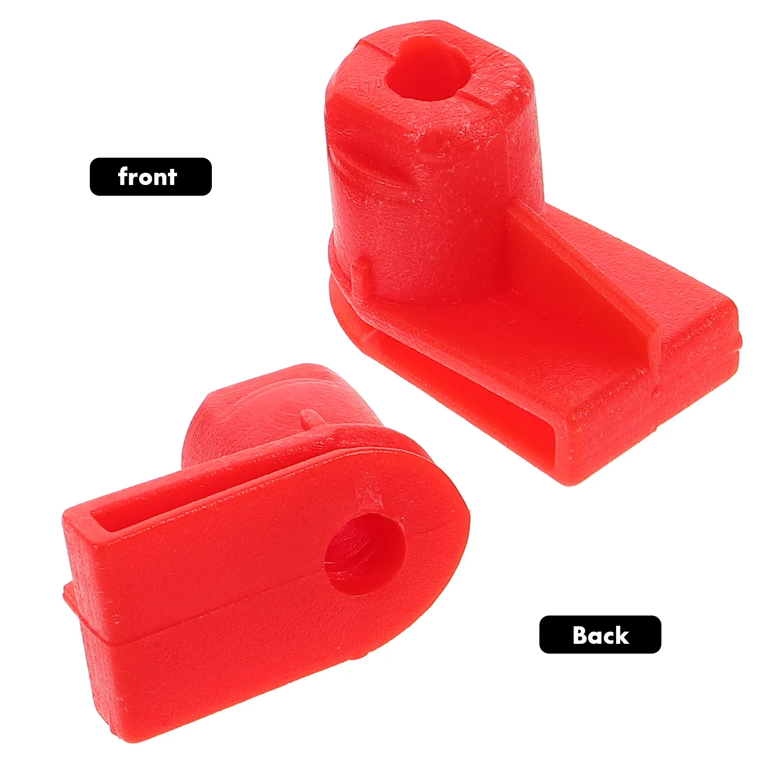 

30pcs Car Bumper Clips Durable Plastic Fasteners Red Easy Installation Automotive Body Panel Retainer Screws Splash Shield Wing