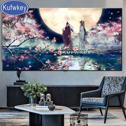 Fantasy Couple Anime Mo Dao Zu Shi We Wuxian Diamond Painting Mosaic Handicraft Cross Stitch Full Square/Round Drill Wall Art