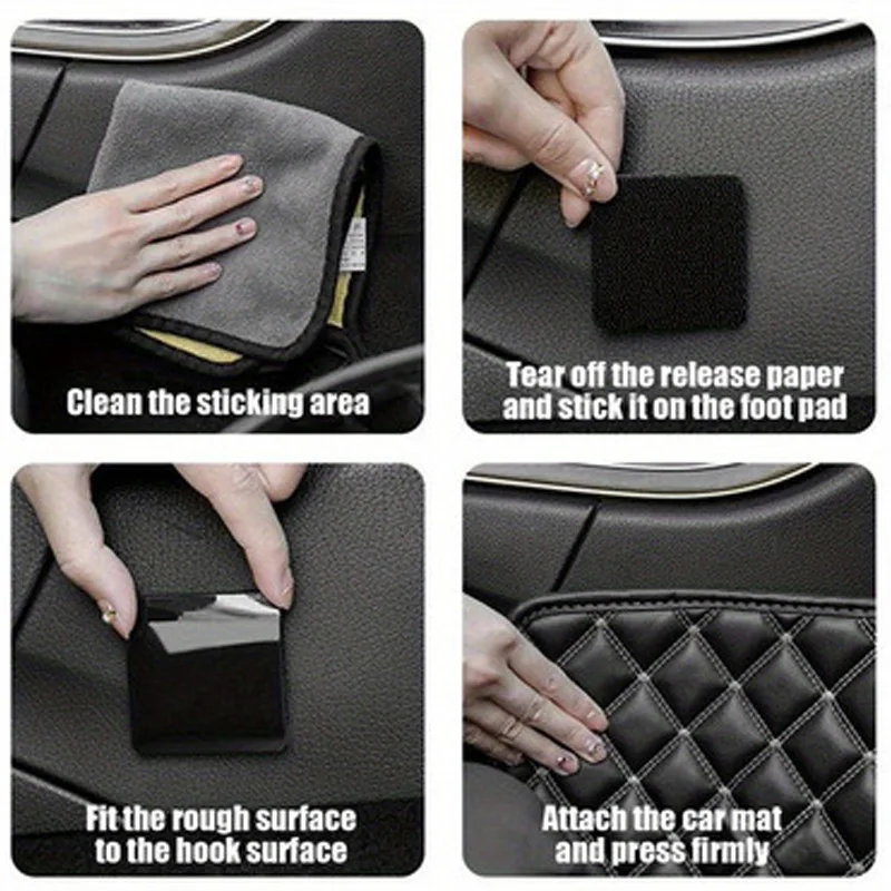 50 pcs,Nylon Double-Sided Tape – Hook-and-Loop, Enhanced Adhesion, Durable, for Sofa Pads, Car Anti-Slip Stickers