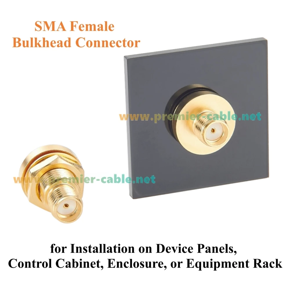IP67 SMA-Buchse-zu-Buchse-Schottwandadapter 50 Ohm SMA-Panelmontage-Koppler HF-Koaxialantennenanschluss für FPV, WLAN, Amateurfunk – Detail 5