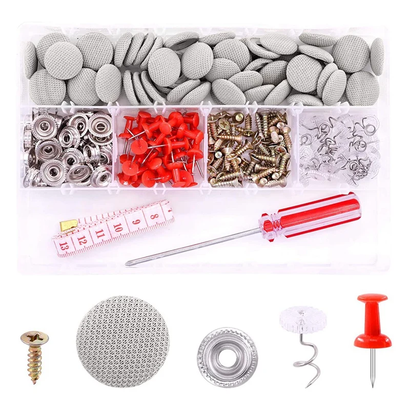 272Pcs Car Roof Repair Rivet Kit Car Roof Buckle Retainer With Torsion Pin And Installation Tool Kit