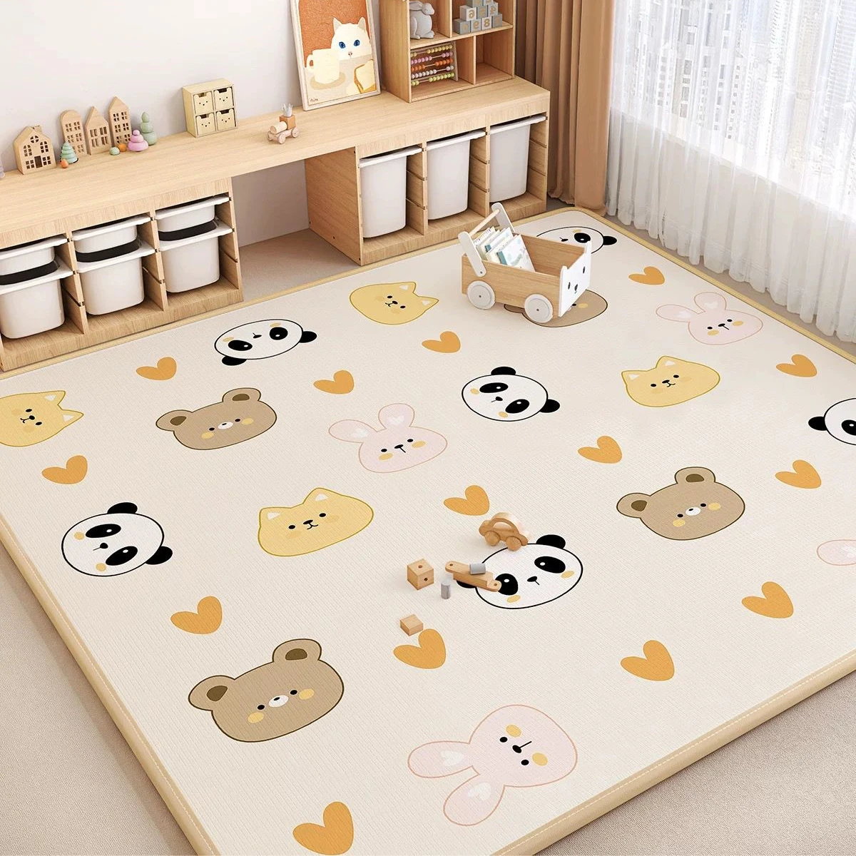 Thickness 1cm Non-toxic Baby Play Mats Toys for Children Playmat Developing Crawling Pad Folding Activities Mat for Baby Carpets