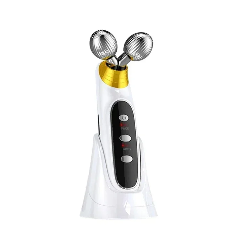 Customizable 3D Face EMS Roller Lifting Massager Chin Reducer Microcurrent V Face Lift Machine Vibration Electric Facial