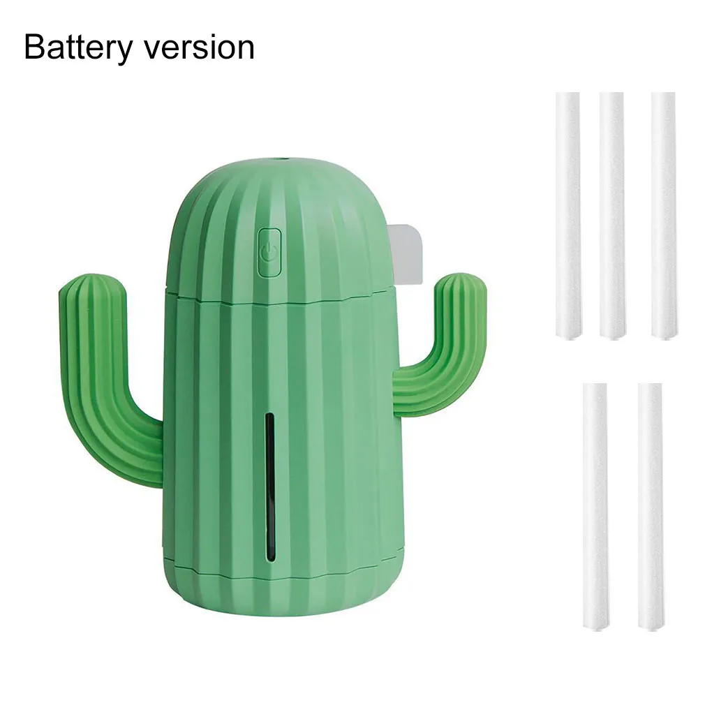 مرطب هواء الصبار 340 مللي أمبير قابل للشحن محمول عطري بالزيت العطري بطارية مرطّب