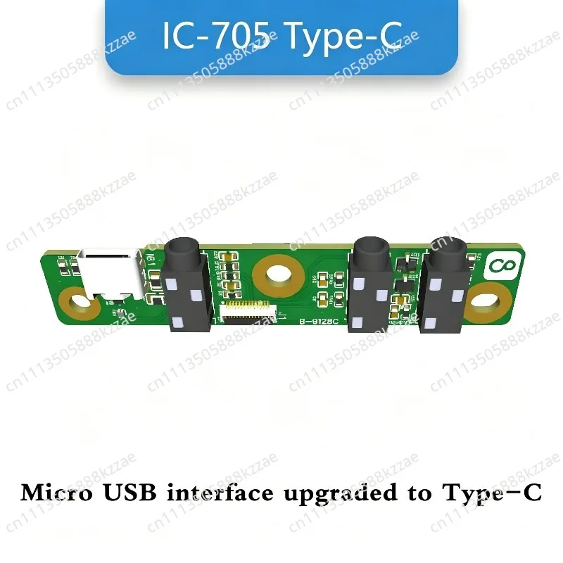 Suitable for IC-705 Amateur Radio Transceiver Type-C USB-C Interface Upgrade Board