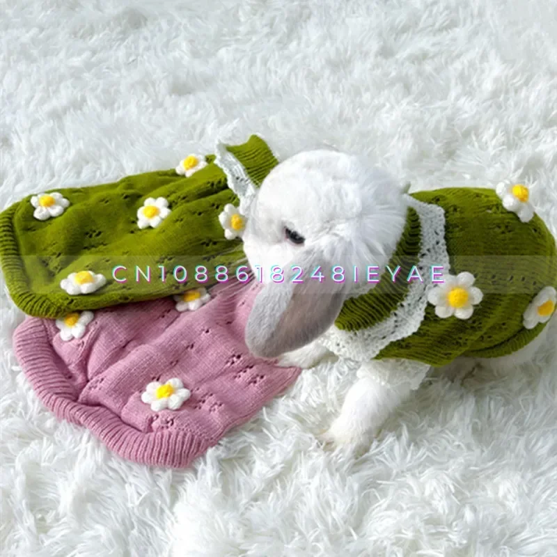

Fall/Winter Rabbit Sweater Special Clothing for Rabbits Rabbit Accessories Cute Bunny Clothes Small Pet Supplies