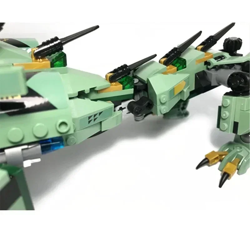 مجموعات مكعبات البناء Flying Mecha Dragon 70612 مناسبة لهدايا عيد الميلاد المتوافقة مع جزيئات Legoed