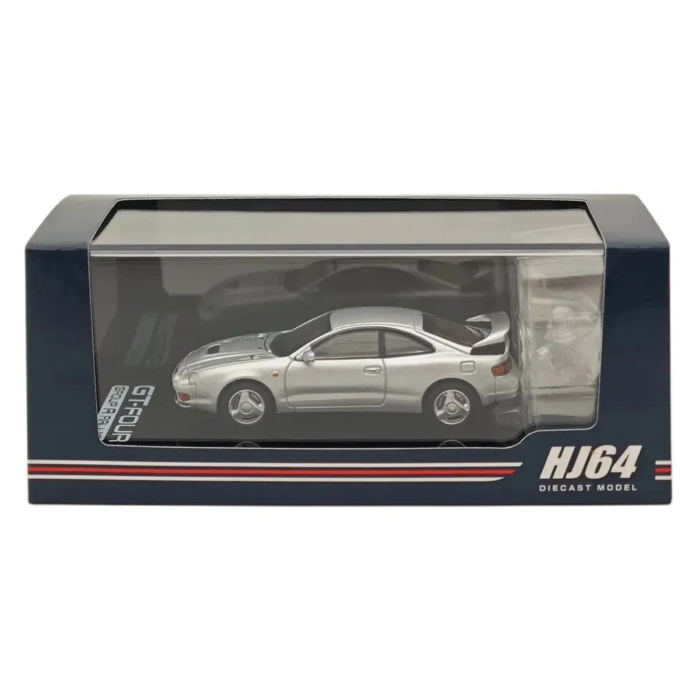 

1/64 Hobby Japan for CELICA GT-FOUR WRC Edition (ST205) w/ Engine Silver HJ641064AS Diecast Models Car Collection