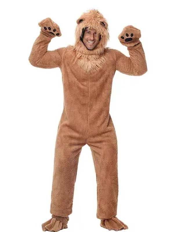 성인용 로우인 사자 의상 파티 공연복 야생 사자 왕 변신 파티 공연 의류