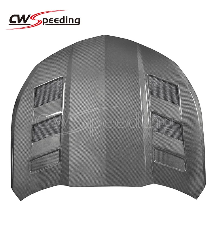 

CB STYLE FIBER GLASS ENGINE HOOD BONNET for 2016-2018 CHEVROLET CAMARO BODY KIT Norsen