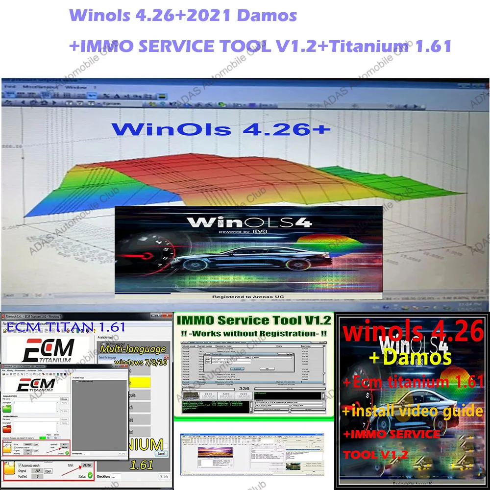 

Newest Hot Winlos 4.26 Car Software With 66 Plugins Checksum ECU Remapping lesson New Damos File 2020 Ecm titanium 1.61 Immo 1.2