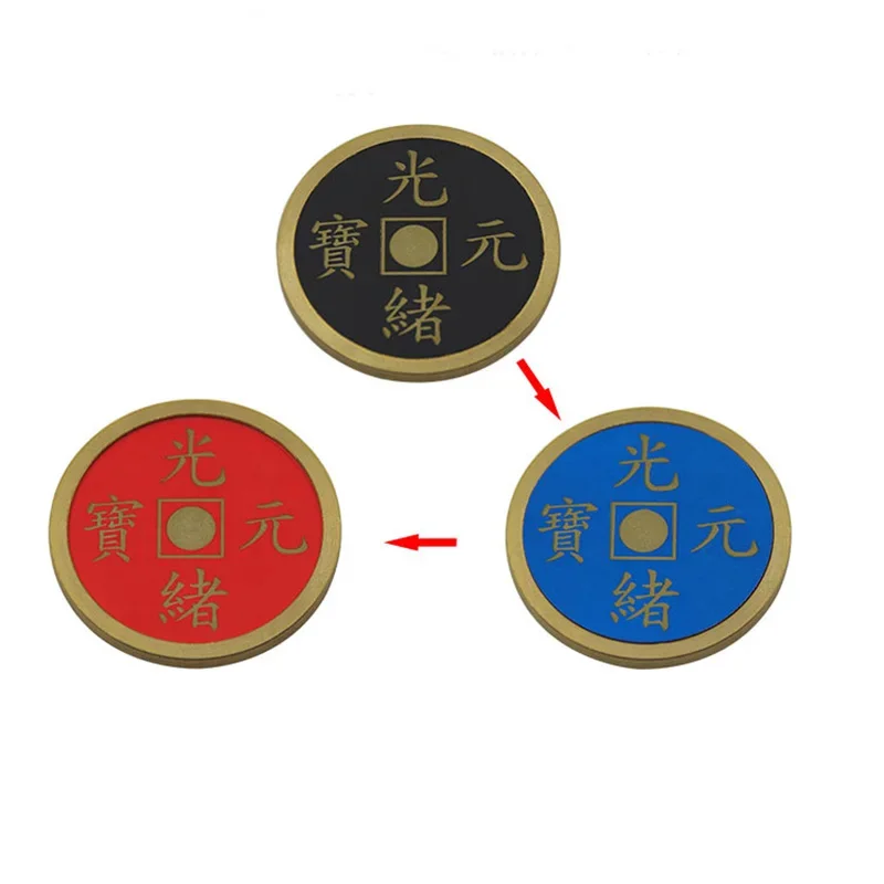 

Color Change Chinese Coin (Brass) Coin Magic Tricks Magician Close Up Illusions Props Gimmick Fun Mentalism Magic Coin Appearing