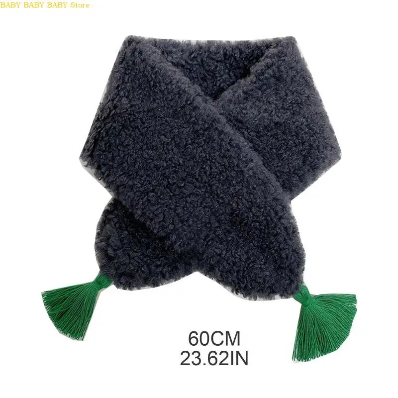 Q81A – foulards pour enfants, cache-cou épais, écharpe pour bébés garçons filles, col chaud d'hiver