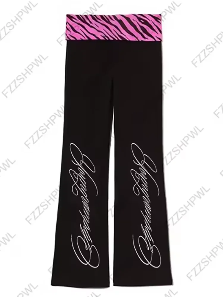 Casual Loose Fit Drawstring Workout Gym Trousers Wide Leg Fitness Fashion Pant Dark Y2K Unisex Streetwear Jogger Pants Men Women