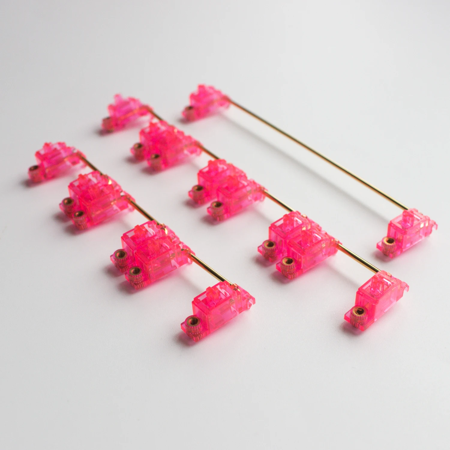 Clear PCB Screw in Stabiliser for mx Keyboard 6.25u