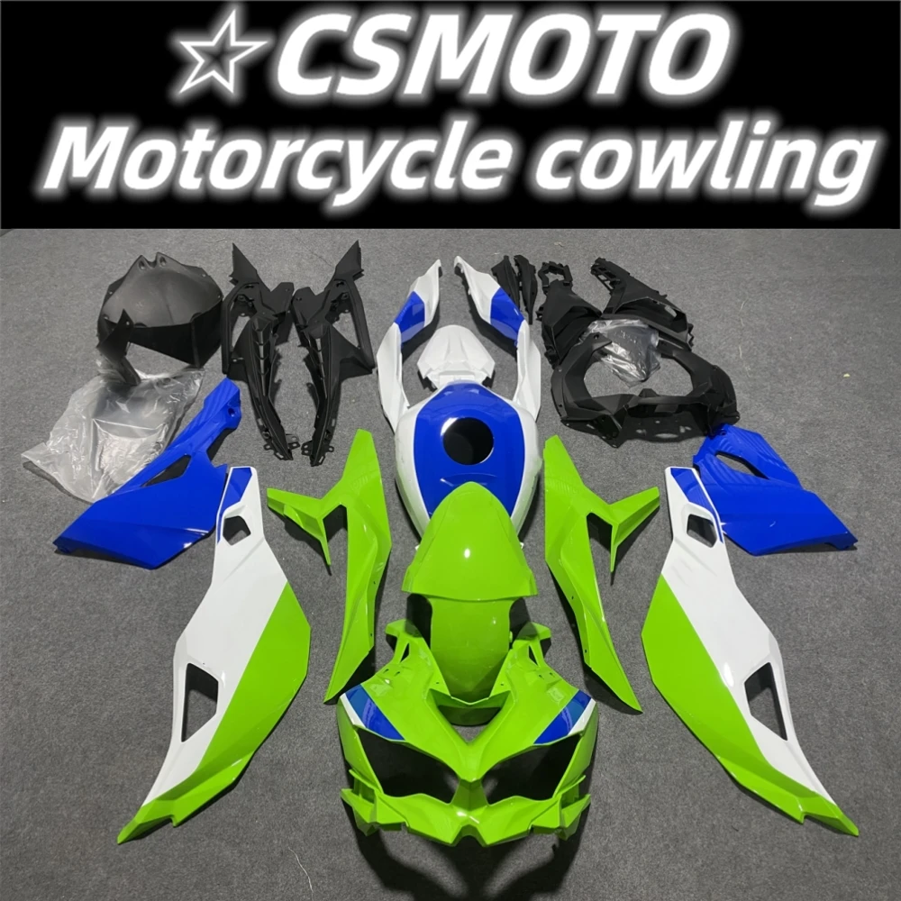 The new ABS fairing fits the motorcycle Kawasaki ZX-25R ZX-4R 2019 2020 2021 2022 2023 2024 body kit set blue on green