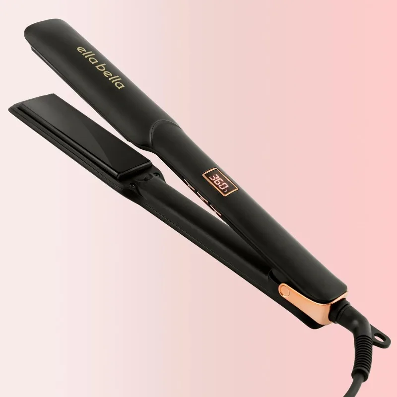 

Flat Iron Hair Straightener Professional Straightening Iron Digital Display to Accurately Control Temperature • As Featured