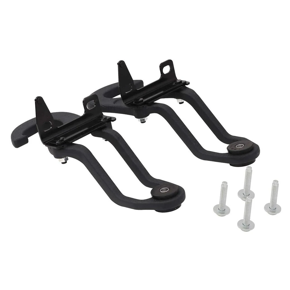 For 2009-2019 Dodge Ram 1500 Front Tow Hooks Upgrated Heavy Duty Black Steel Perfect Replacement OEM 82210967 68196982AA.