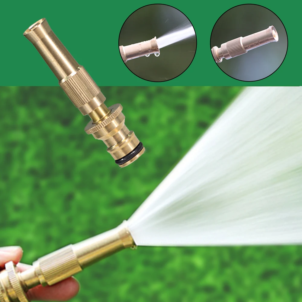 Adjustable Brass Nozzle 1/2\