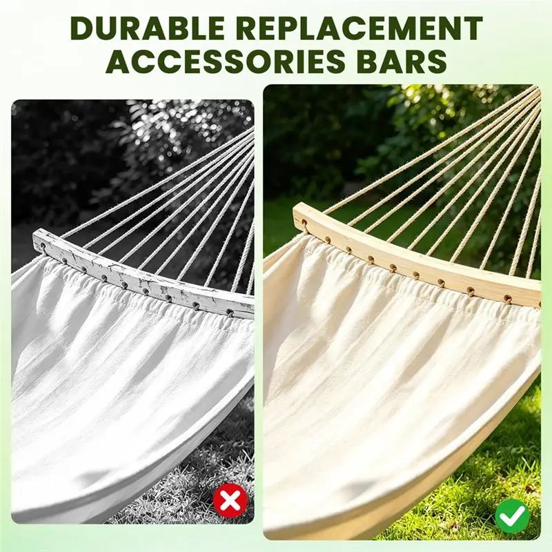 B23B Detachable Hammock Spreader Bars Hammock Stand Outdoor Hammock Spreader Bar For Outdoor Hanging Hammocks