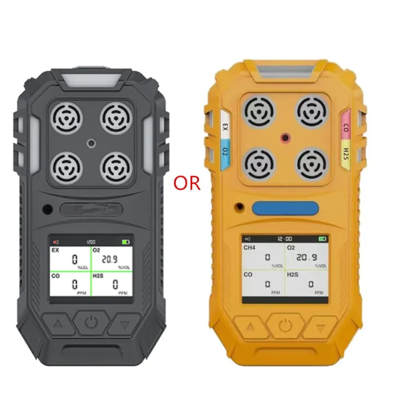 ES30P Methane Gas Monitor Portable Multi Gas Detector O2 Ex H2s Co 4 in 1 Multi Gas Leak Detector