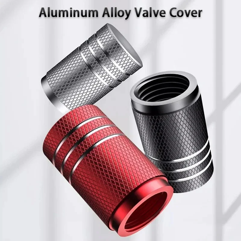 Aluminum Alloy Tire Valve Caps, Dustproof Wheel Caps for Land Rover Defender/Freelander/Discovery/Evoque/Range Rover