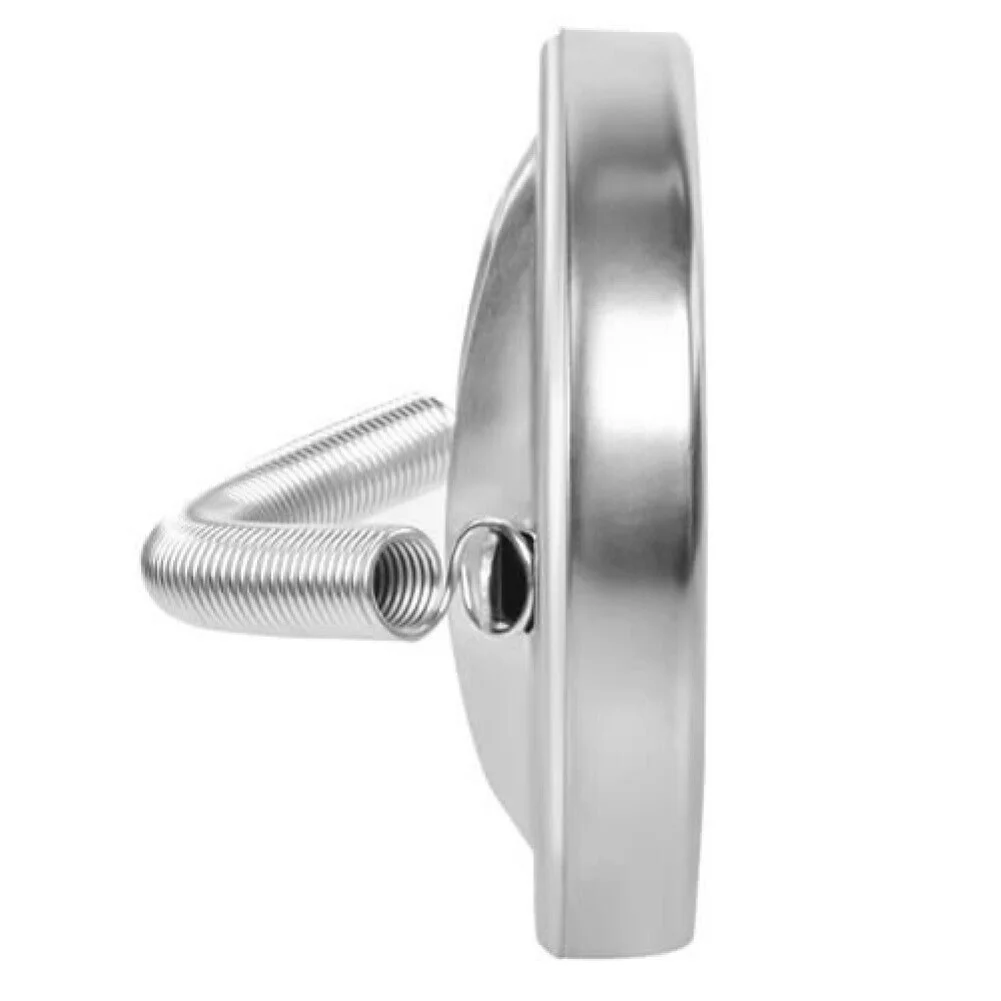 Tube Thermometer SS Pipe Thermometer Boiler Room Monitoring Sliver Stainless Steel Pipe Thermometer 2 C Precision