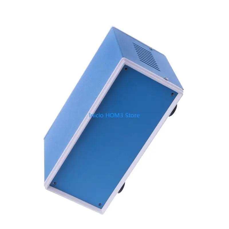 A5YD Metal Enclosure Project for Case DIY Junction Box Waterproof Preventive for Case Blue Dustproof Electrical Box Instrumen
