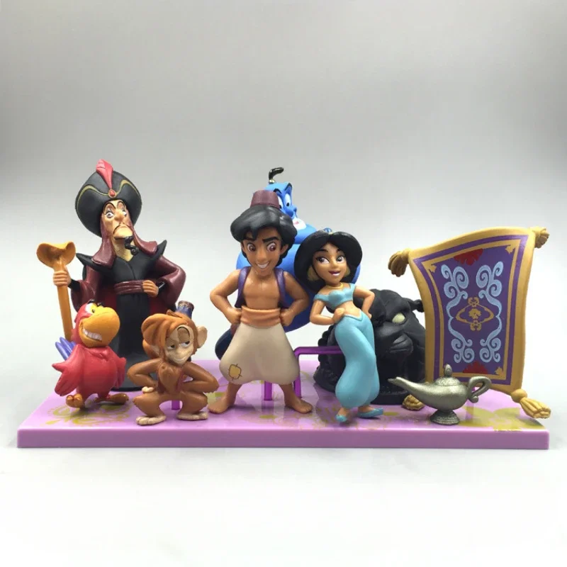 3-9cm One Thousand and One Nights Aladdin Magic Lamp Jasmine Princess Handmade Home Toy Desktop Decoration Cake Decoration gifts