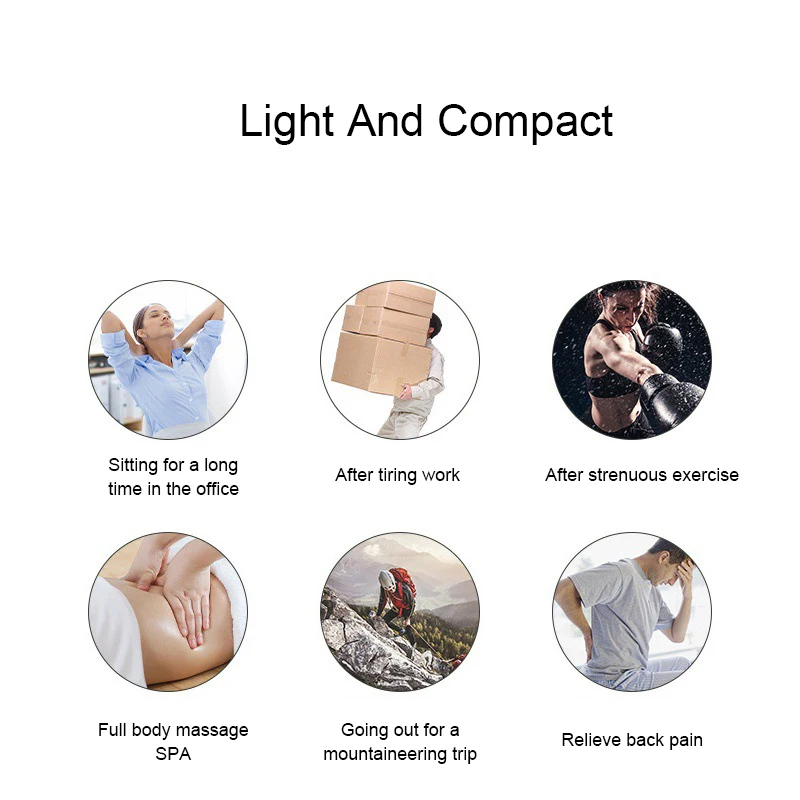 Home electric massage gun portable mini vibration ultra-light neck and shoulder massager