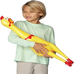 Crazy Huge Rubber Chicken Toy Giant Screaming Noise Makers for Parties Pranks Practical Jokes Squeaks Up To Novelty Gag Toys