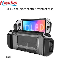 HEYSTOP-Coque de protection pour Nintendo Switch OLED, Antidérapante, Antichute, Coque de protection en TPU, Compatible avec Switch OLED