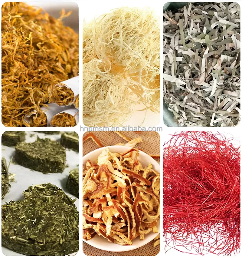 High Efficiency Automatic Herb Leaf Shredder Excellent Seaweed Herb Slicer Herbal Tea Processing Machine