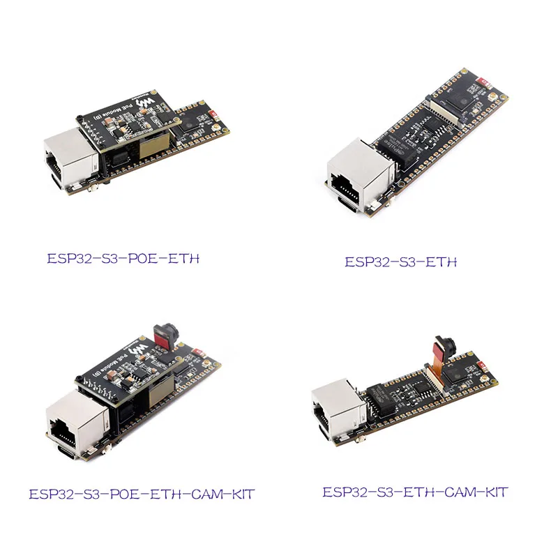 ESP32-S3 10/100Mbps Ethernet Dev Kit-RJ45 W5500,240MHz Dual Core,2.4GHz WiFi/BLE 5,TypeC, Micro SD,Stable Wired Network Solution