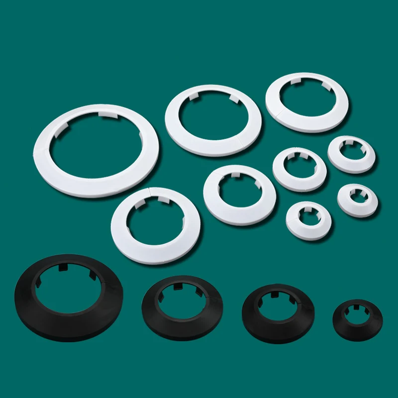 

5 шт., декоративная крышка для труб, пластиковая крышка, угловой клапан, водопроводная труба, труба радиатора, кран с круглым отверстием