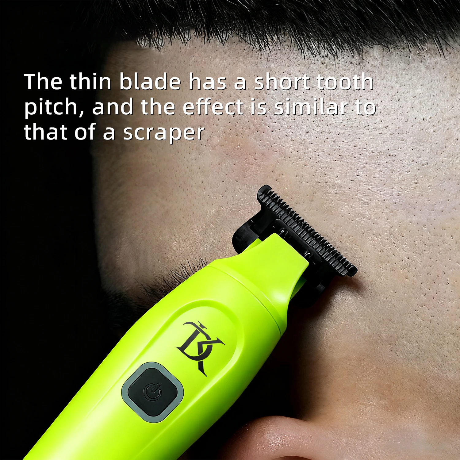 Cortadora de pelo inalámbrica para peluquero, cortadora de acabado eléctrica profesional, DK-01, 0mm, sin huecos